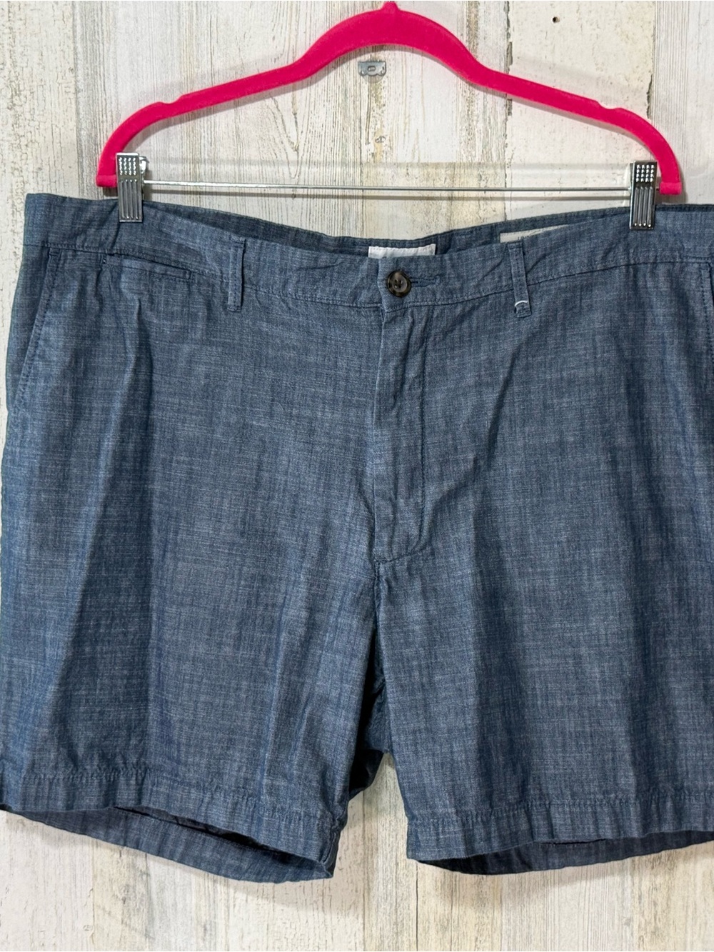 Goodfellow & Co Blue Chambray Flat Front Men’s Shorts